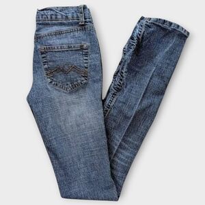 Bebe Size 25 Vintage Skinny Stretch Jeans Rouched leg